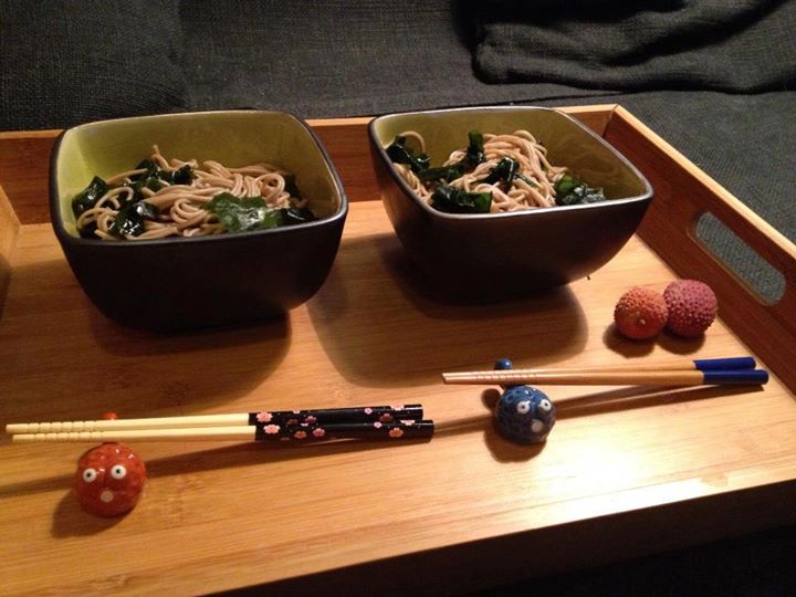 Wakame soba - gryczany makaron soba na zimno [przepis]