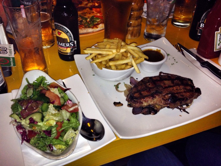Kuchnia irlandzka: steak z sosem pieprzowym